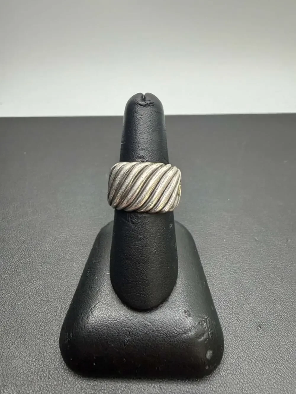 David Yurman Sculpted Cable Collection Ring Sterling Silver in Size 7 SPB-TS 774